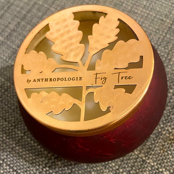 Anthropologie Other - Anthropologie Aurelie Mini Glass Jar Candle in Fig Tree Christmas Holiday NEW